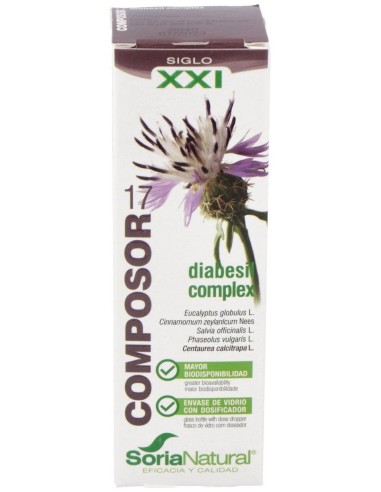 Composor 17 Diabesil Complex Xxi 50Ml. de Soria Natural
