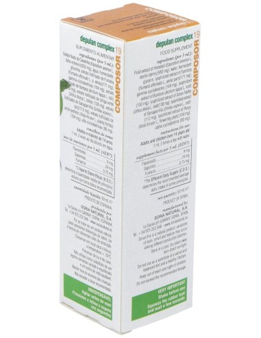 Composor 19 Depulan Complex Xxi 50Ml. de Soria Natural