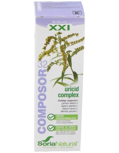 Composor 32 Uricid Complex Xxi 50Ml. de Soria Natural