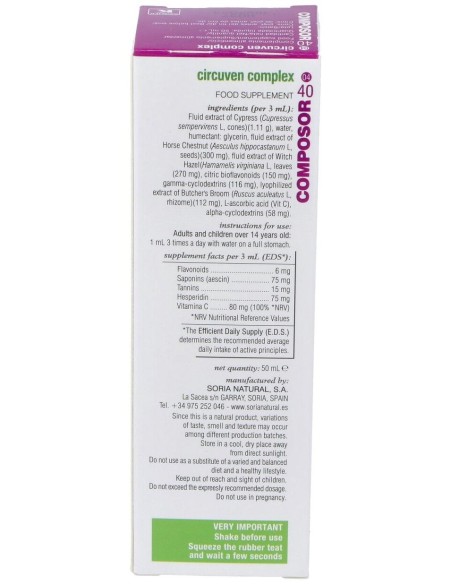 Composor 40 Circuven Complex Xxi 50Ml. de Soria Natural