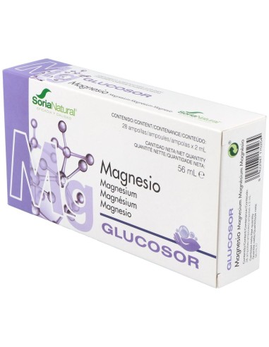 Glucosor Magnesio 28Amp. de Soria Natural