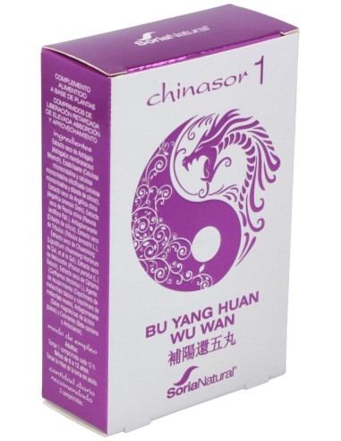 Chinasor 1 Bu Yang Huang Wu Wan 30 Comprimidos de Soria Natural