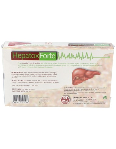 Hepatox Forte 20Amp. de Nale
