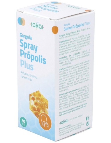 Gargola Spray Plus Propolis 30Ml. de Sakai