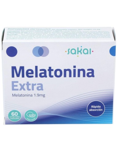 Melatonina Extra Masticable 60Comp. de Sakai