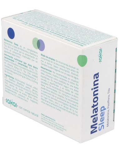Melatonina Sleep 60Comp.Mast. de Sakai