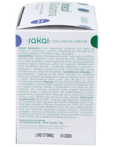 Intecol Glutamina 15Sbrs. de Sakai