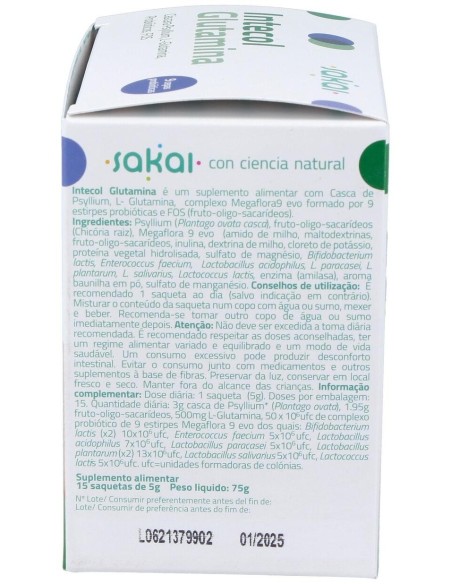 Intecol Glutamina 15Sbrs. de Sakai