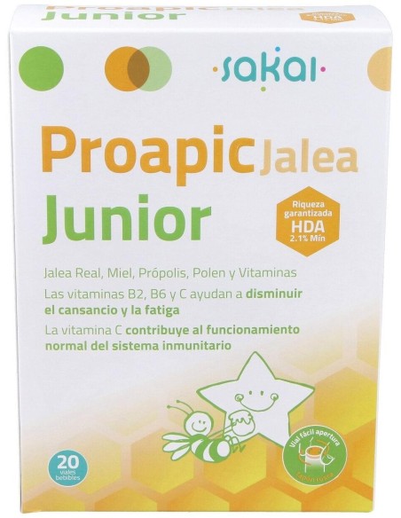 Proapic Jalea Real Infantil-Junior 20Amp. de Sakai
