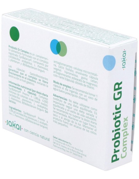 Probiotic Gr Complex 30Cap. de Sakai