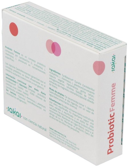 Probiotic Femme 30Cap. de Sakai
