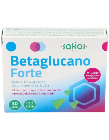 Betaglucano Forte 30Cap. de Sakai