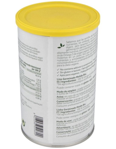 Semillas De Lino Germinado Molido 500Gr. de Granovita