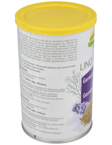 Semillas De Lino Germinado Molido 500Gr. de Granovita