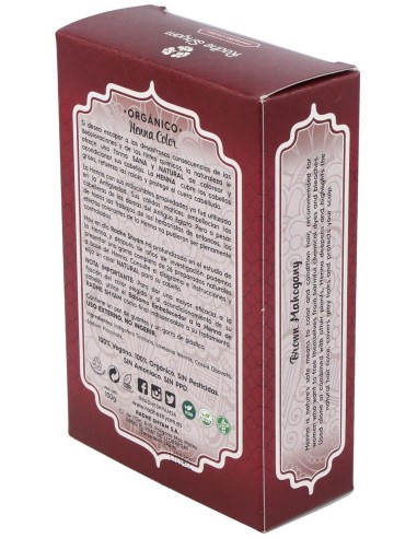 Henna Polvo Castaño Caoba 100Gr. de Radhe Shyam