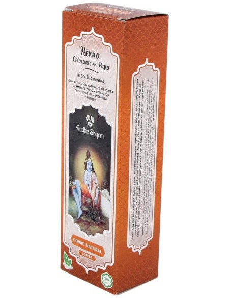 Henna Pasta Cobre Natural 200Gr. de Radhe Shyam