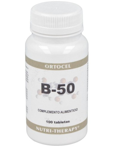 Complex B-50 100Comp. de Ortocel Nutri-Therapy