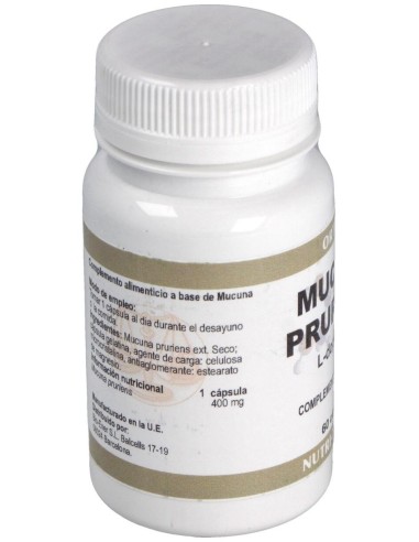 Mucuna Pruriens 400Mg. 60Cap. de Ortocel Nutri-Therapy