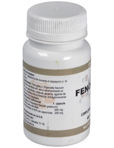 Fenogreco 500Mg. 60Cap. de Ortocel Nutri-Therapy