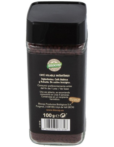 Cafe Soluble Instantaneo 100Gr. Bio de Biocop