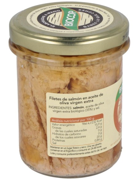 Filetes De Salmon 195Gr. Bio de Biocop