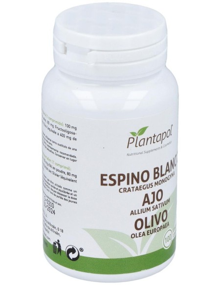 Espino Blanco-Ajo-Olivo 100Comp. de Plantapol