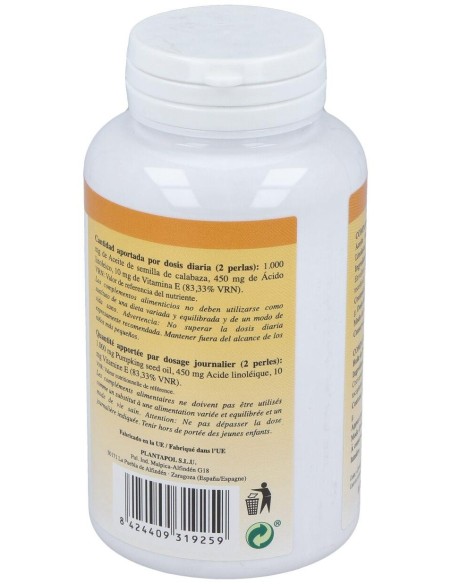 Cucurpol Aceite De Calabaza 100Perlas de Plantapol