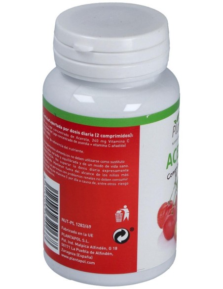 Acerola Masticable (90 Comprimidos 580 Mg)                                                           de Plantapol