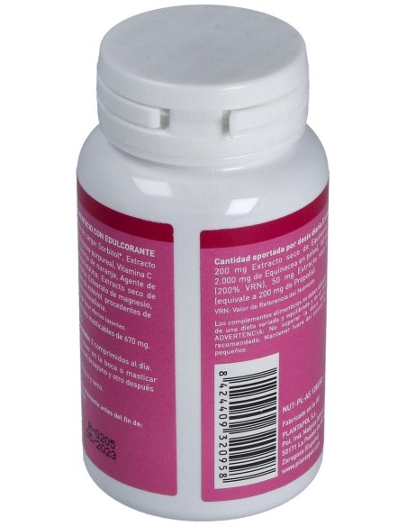 Equinacea, Propóleo y Vitamina C Masticable (60 Comprimidos 670 Mg)                                  de Plantapol