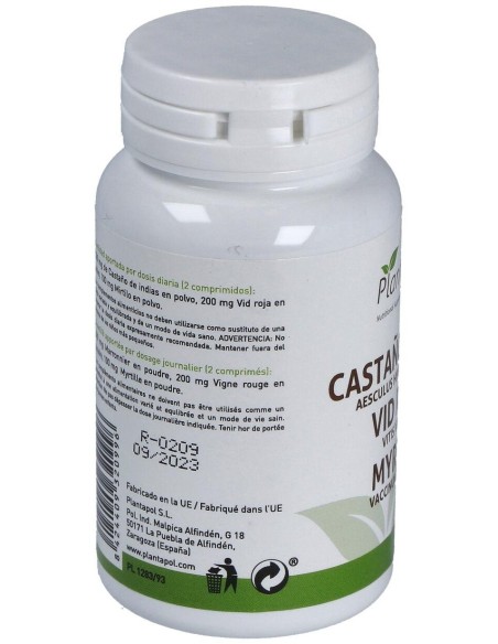 Castaño De Indias+Vid Roja+Mirtilo 90Comp. de Plantapol