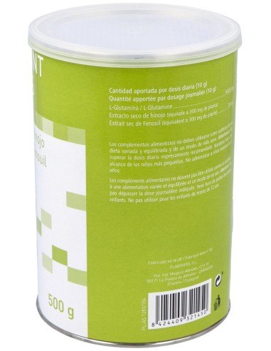 Gluta Int Plus (Glutamina, Hinojo) Polvo 500Gr. Plantapol