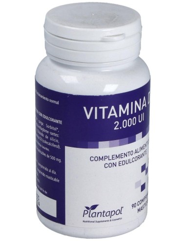 Vitamina D3 2000Ui 90Comp. Mast. de Plantapol