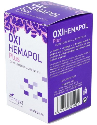 Oxi Hemapol Plus 60Cap. de Plantapol