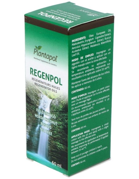 Regenpol (Aceite de Oliva, Rusco, Cardo Corredor, Castaño Indias, Árbol de Te)  de Plantapol