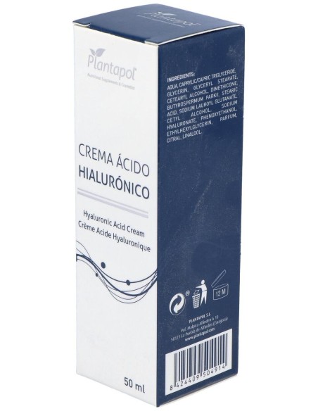 Crema Ácido Hialurónico 50 Ml de Plantapol