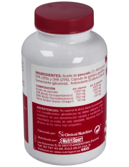 Omega 3 1400Mg. Epa Y Dha 100Cap. de Nutrisport
