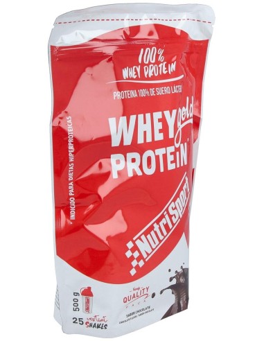 Whey Gold Protein Chocolate Bolsa 500Gr. de Nutrisport