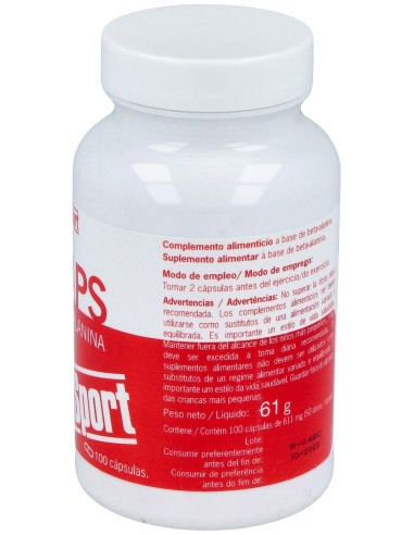 B-Caps Beta-Alanina 100Cap. de Nutrisport