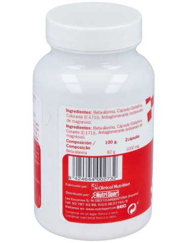 B-Caps Beta-Alanina 100Cap. de Nutrisport