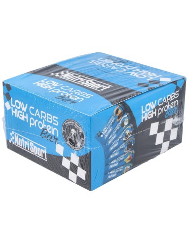 Low Carbs High Protein Brownie 16Barritas de Nutrisport