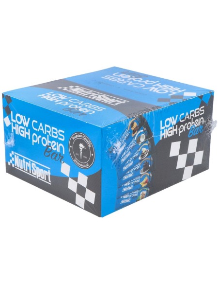 Low Carbs High Protein Cookies-Cream 16Barritas de Nutrisport
