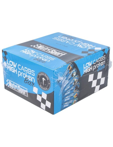 Low Carbs High Protein Choco-Galleta 16Barritas de Nutrisport