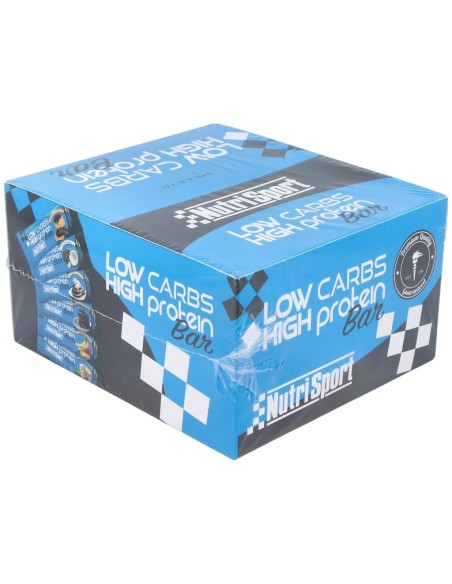 Low Carbs High Protein Choco-Galleta 16Barritas de Nutrisport