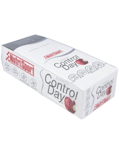 Barrita Yogurt-Manzana Controlday Caja 28Uds. de Nutrisport