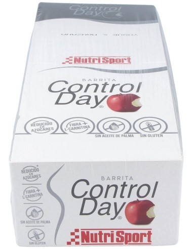 Barrita Yogurt-Manzana Controlday Caja 28Uds. de Nutrisport