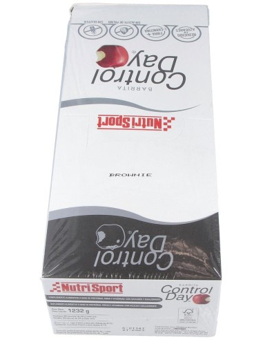 Barrita Brownie Controlday Caja 28Uds. de Nutrisport