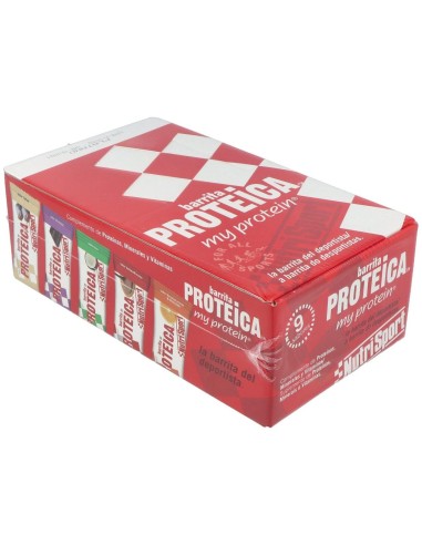 Barrita Proteica Platano Caja 24Unid. Nutrisport