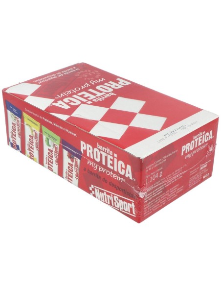 Barrita Proteica Platano Caja 24Unid. Nutrisport