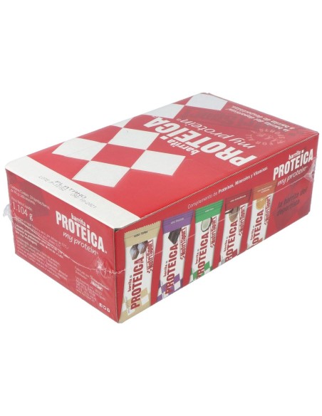 Barrita Proteica Platano Caja 24Uds de Nutrisport