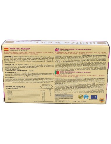 Reina Real Memoria 20Amp. de Robis